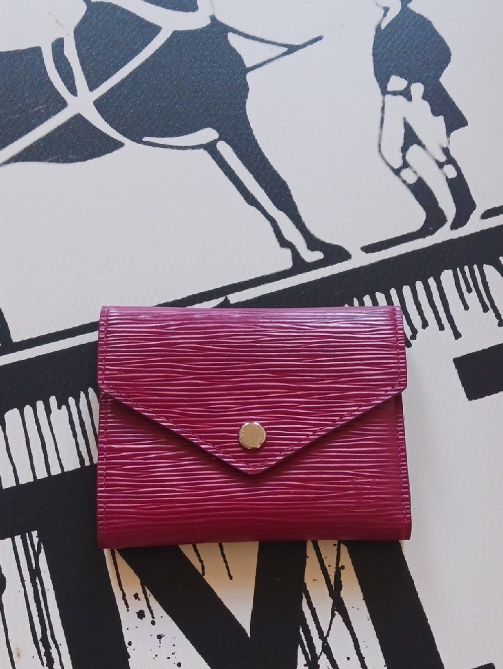 Louis Vuitton Red Biffold Wallet